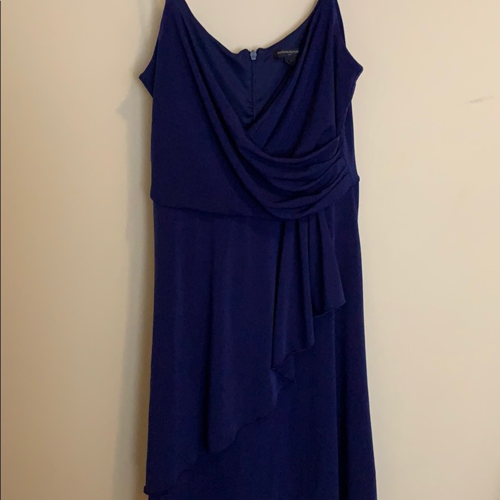 Faux wrap cocktail dress